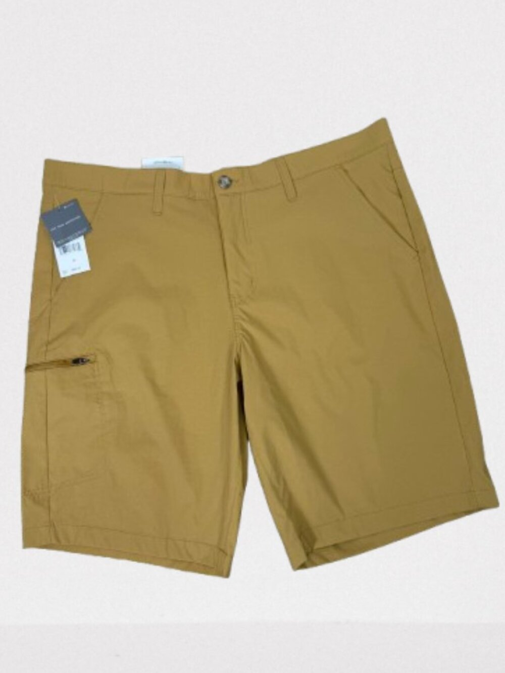 Eddie Bauer NEW Men's Zipper Cargo Shorts 10" Outdoor Size 40 in Burlwood